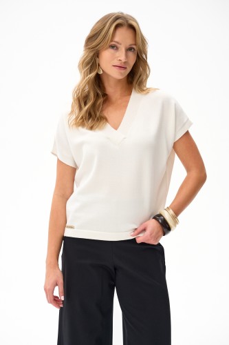 Bluzka Damska Zoja Ecru