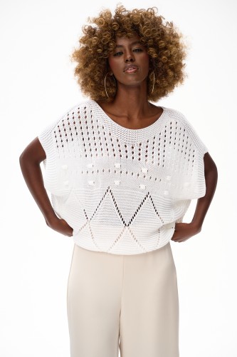 Bluzka Damska Haks Ecru