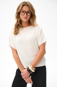 Bluzka Damska Zarix Ecru