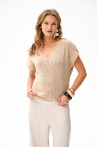 Bluzka Damska Niga Light Beige