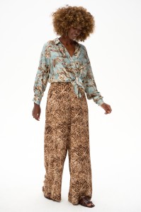 Spodnie Damskie Fibra Caramel