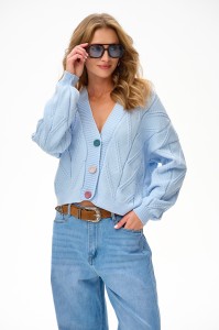 Kardigan Damski Bosin Light Blue
