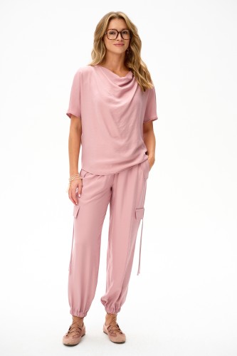 Spodnie Damskie Neri Antique Pink