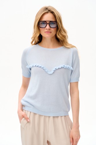 Bluzka Damska Fiks Light Blue