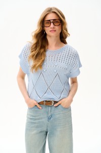 Bluzka Damska Haks Light Blue