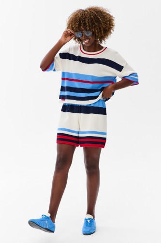 Szorty Damskie Oda Ecru