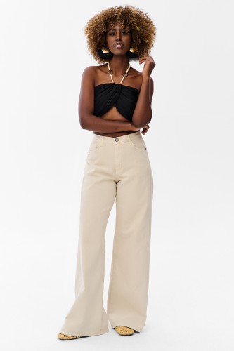 Jeansy Damskie 3D 9240 / 18 Beige