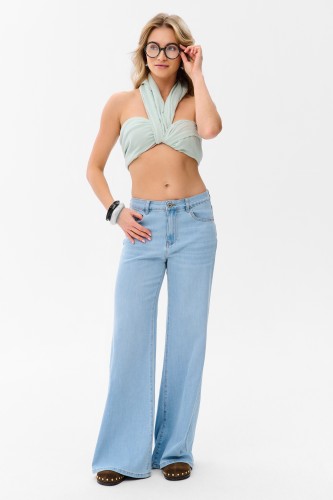 Jeansy Damskie 3D 1709 Light Jeans