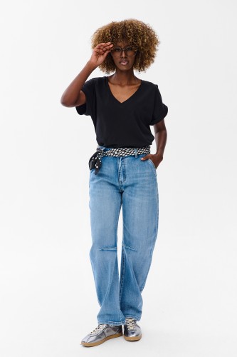 Jeansy Damskie 3D 9338 Light Jeans