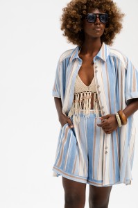 Szorty Damskie Fifi Light Blue