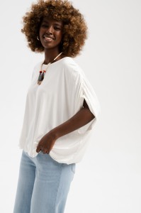 T-shirt Damski Ezra White