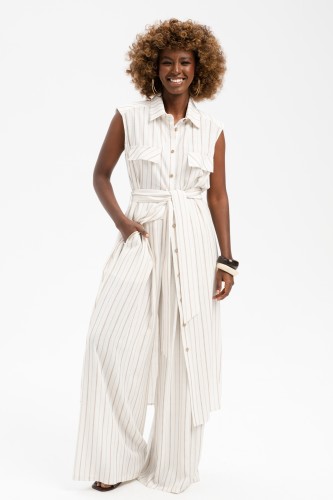 Spodnie Damskie Jenny Off White