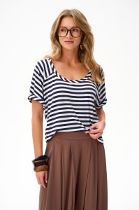 Bluzka Damska Belis Dark Navy