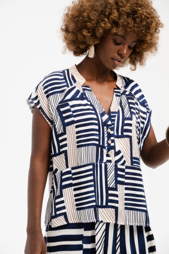 Bluzka Damska Softly Navy