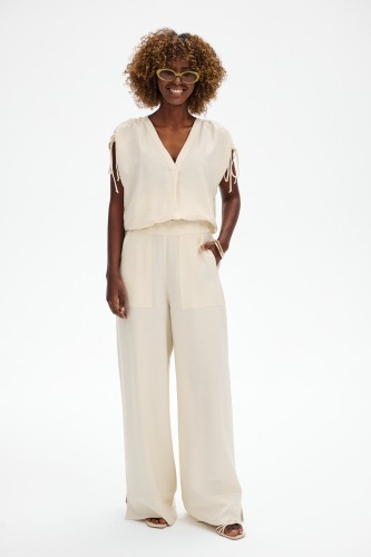 Spodnie Damskie Alis Light Beige