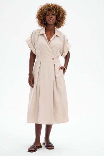 Sukienka Alva-3 Light Beige