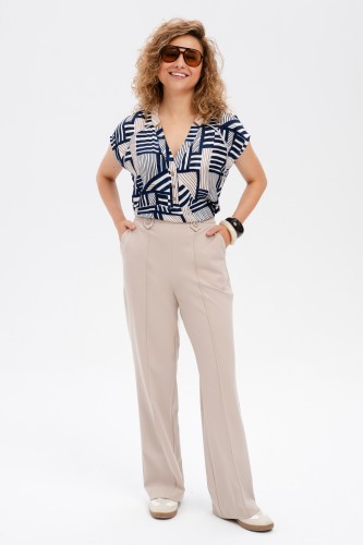 Spodnie Damskie Vigro Beige