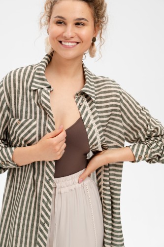 Koszula Damska Mira Khaki