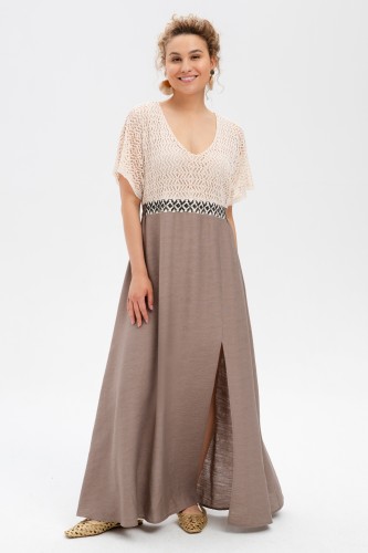Sukienka Pralinka Dark Beige