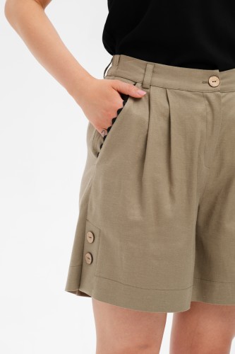 Szorty Damskie Bella Khaki