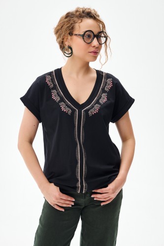 Bluzka Damska Calen Black