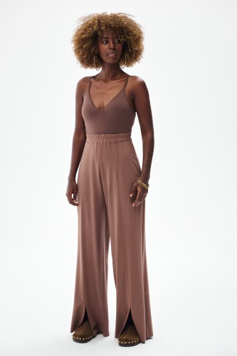 Spodnie Damskie Elira Milk Chocolate