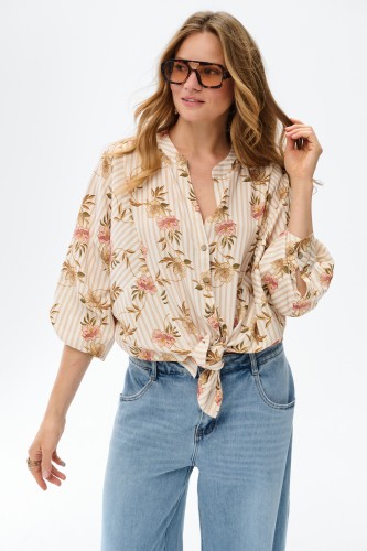 Bluzka Damska Nina Light Beige