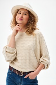 Bluzka Damska Kally Light Beige