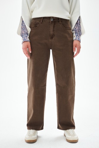 Spodnie Damskie 3D 8059-172 Milk Chocolate