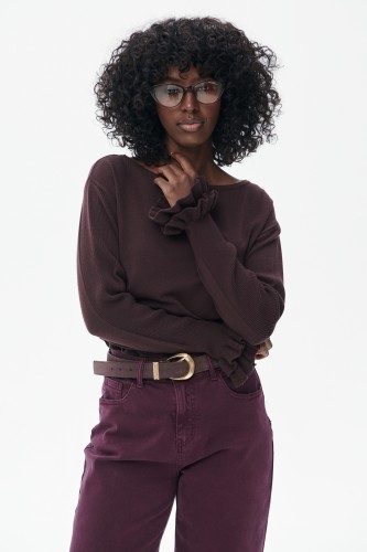 Sweter Damski Daxy Dark Brown