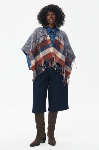 Ponczo Damskie AW24 #11 BS Krata Pepitka