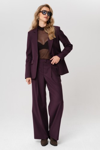 Spodnie Damskie Frida Aubergine