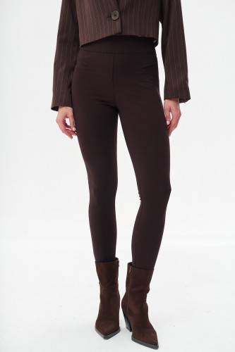 Legginsy Damskie Milena Chocolate