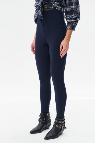 Legginsy Damskie Milena Dark Navy