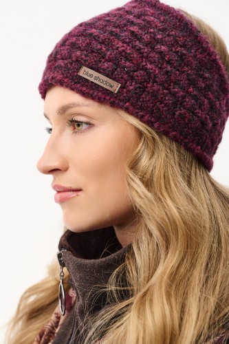 Opaska Damska Loretta Aubergine