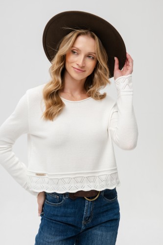 Sweter Damski Wanesa Ecru