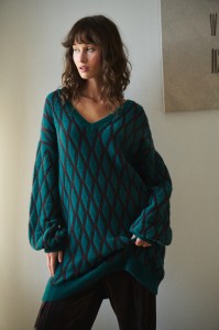 Sweter Damski Malaja Petrol