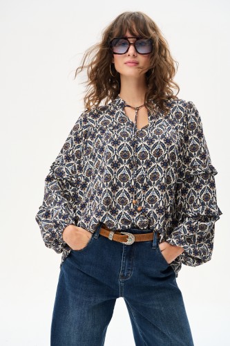 Bluzka Damska Maddy Dark Navy