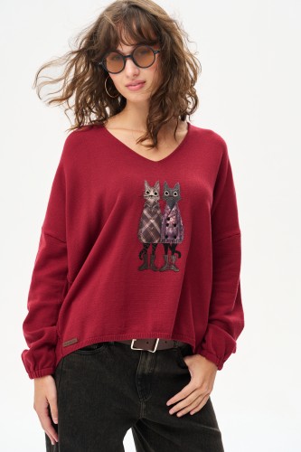 Sweter Damski Kety Wine