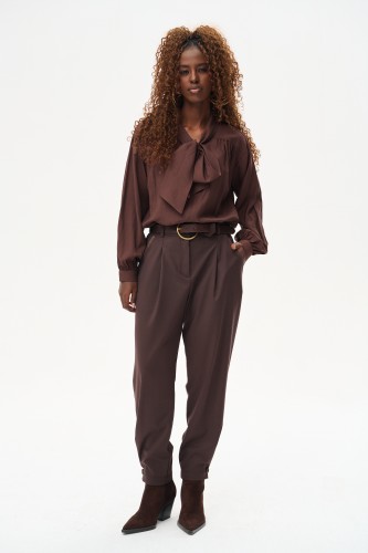 Spodnie Damskie Dina Chocolate