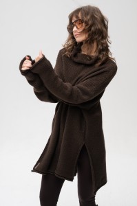 Sweter Damski Guliwer Dark Brown