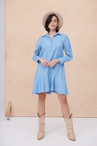 Sukienka Miggon BS Błękitny