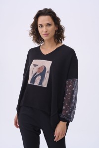 Sweter Damski Balance BS Czarny