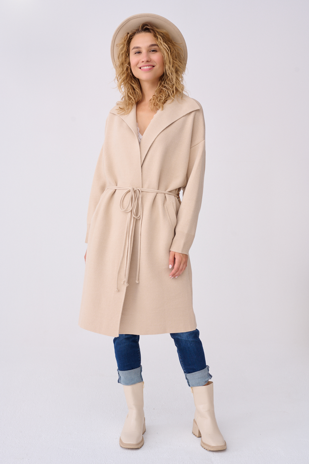 Płaszcz Huggo BS Jasny Beż  (9).jpg